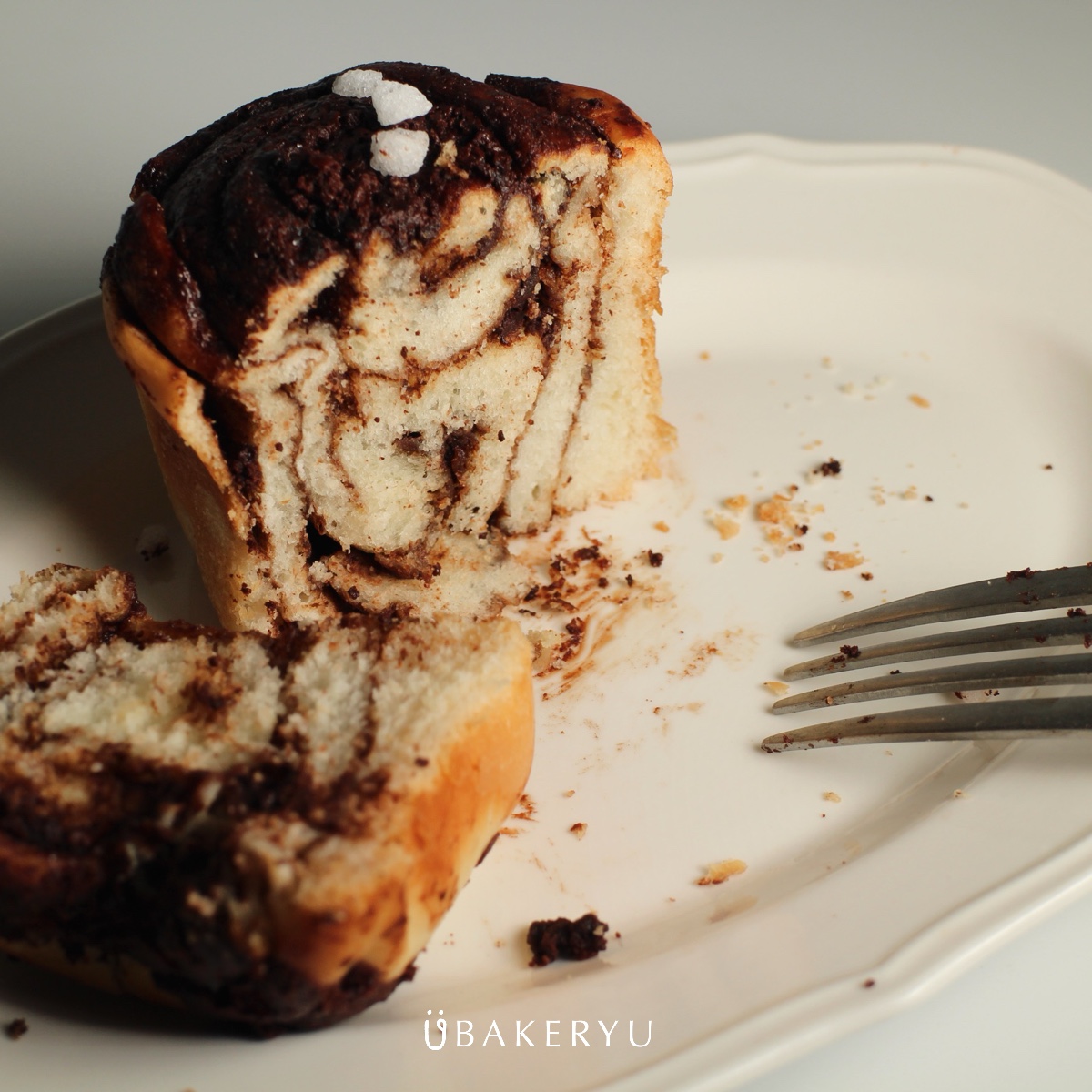 摩卡巧克力無肉桂捲@ubakeryu
