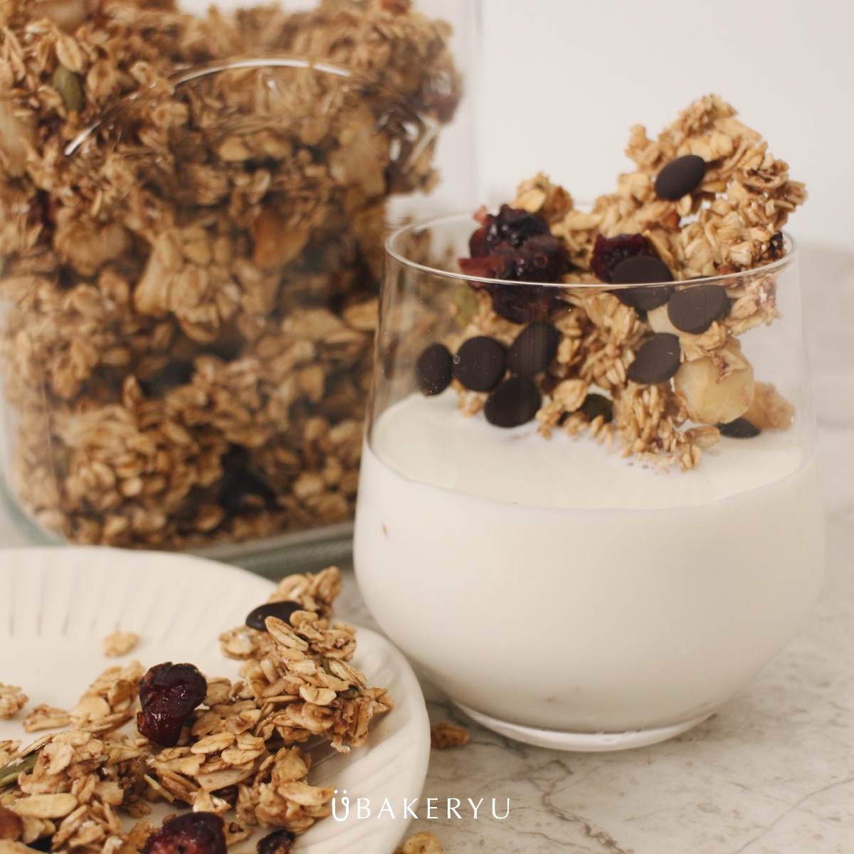 榖麥片牛奶好搭檔@ubakeryu