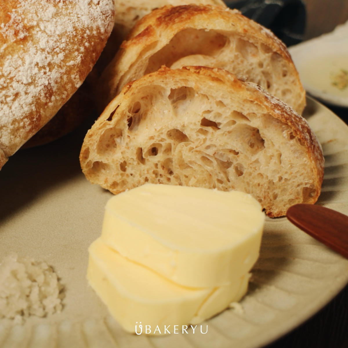 鹽奶油巧巴達@ubakeryu